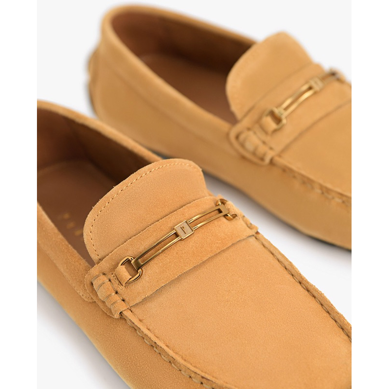 Giày lười da lộn Pedro authentic LEATHER BIT size 40/41/42