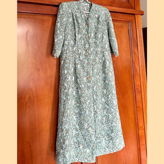 Thanh lý áo đầm độn vai hoa nhí kiểu nữ cá tính thanh lí áo cách điệu hoa nhí tiểu thư vintage retro boho cottage xinh