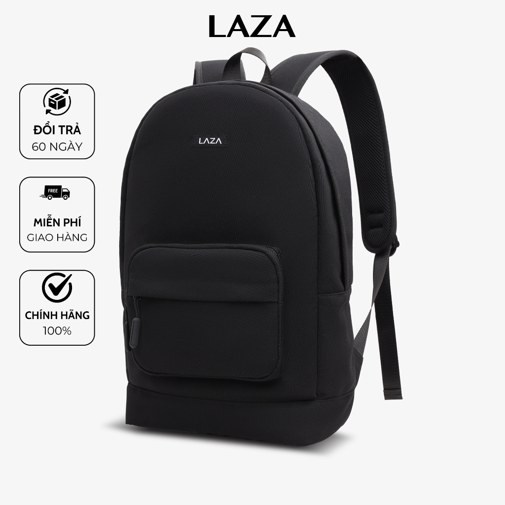 Balo canvas trượt nước nam nữ thời trang Lynn LAZA  Backpack 579 - Hàng thiết kế chính hãng LAZA