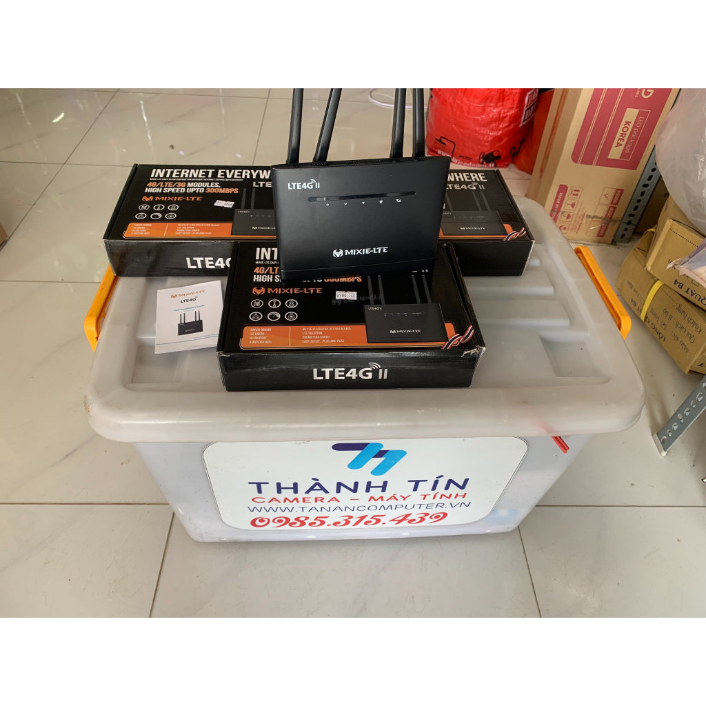 BỘ PHÁT 3G/4G WIFI MIXIE-LTE 4G 4 râu siêu mạnh