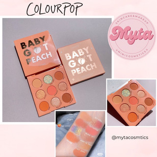 Myta - bảng phấn mắt colourpop baby got peach tone hồng đào siêu xinh
