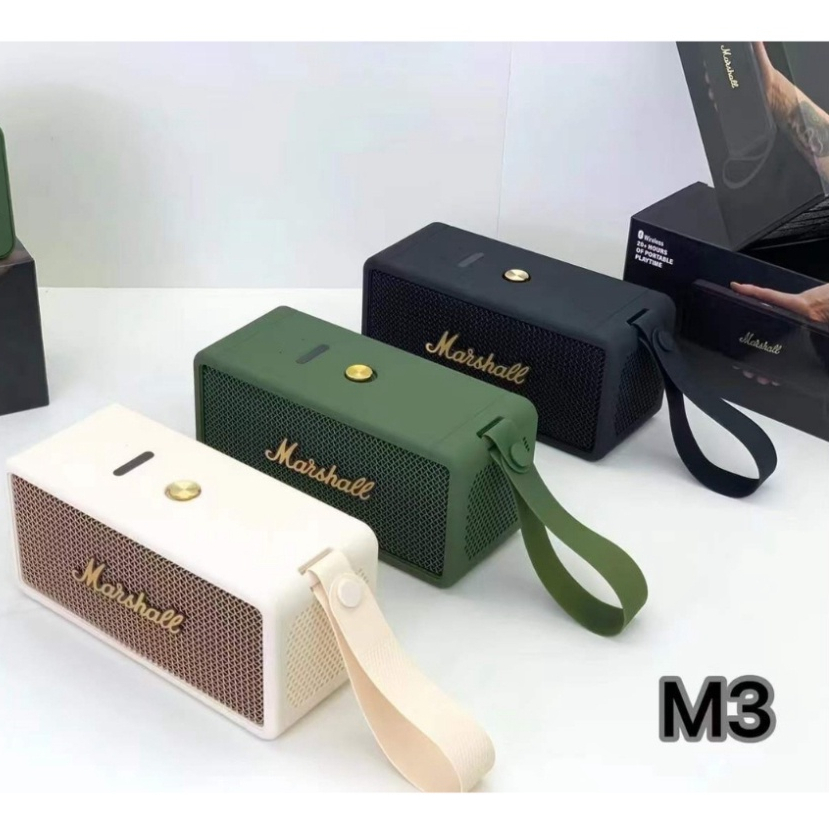 Loa bluetooth marshall middleton m3, Loa marshall chính hãng pin trâu chống nước IPX7 âm thanh siêu đỉnh thiết kế sang t