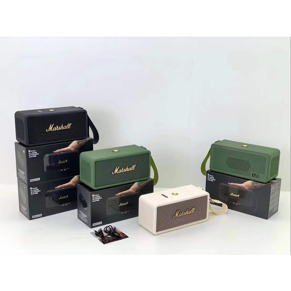 Loa bluetooth marshall middleton m3, Loa marshall chính hãng pin trâu chống nước IPX7 âm thanh siêu đỉnh thiết kế sang t