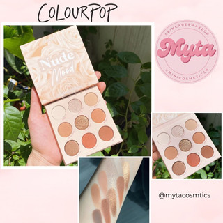 Bảng phấn mắt colourpop nude mood tone cam nâu ấm eyeshadow palette - myta
