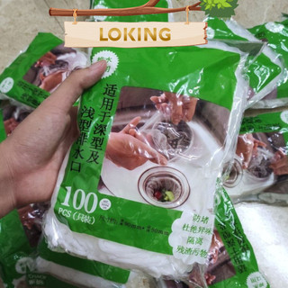 Combo 1000 Túi Lọc Rác Bồn Rửa Chén Bát Chính Hãng - Cao Cấp - LOKING
