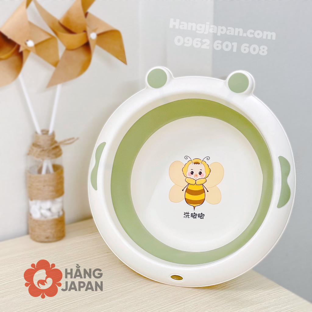 Chậu rửa mặt gấp gọn con ông và vương miệng