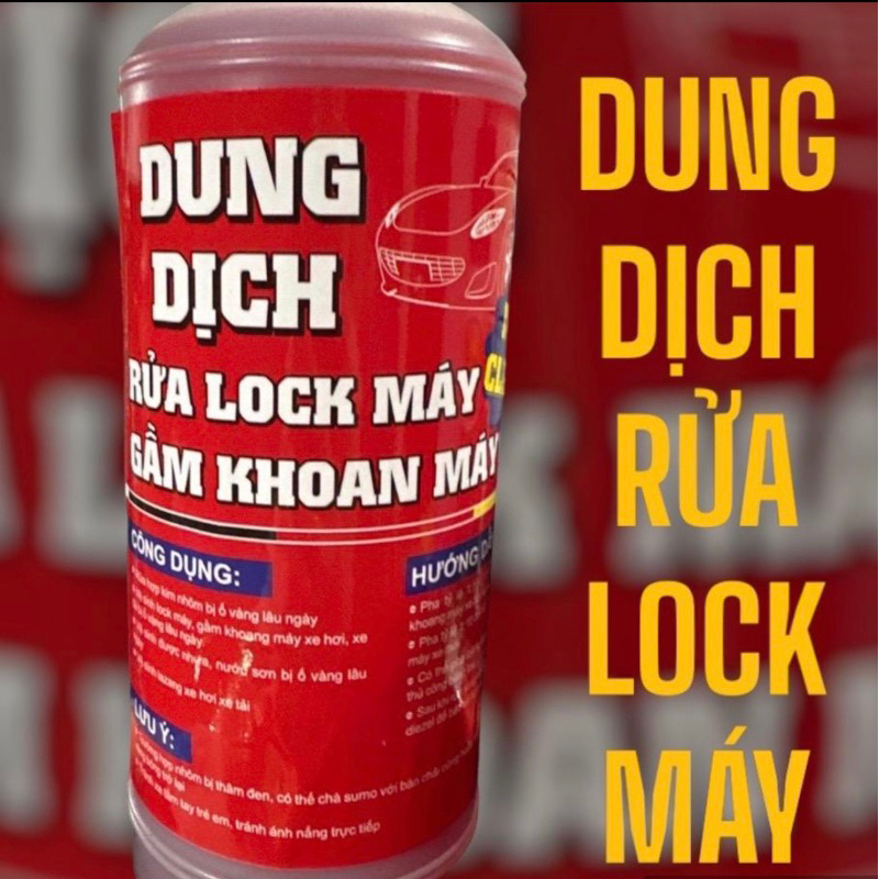 Nước Rửa Lốc Máy Đầu Bò Xe Máy Xe Oto