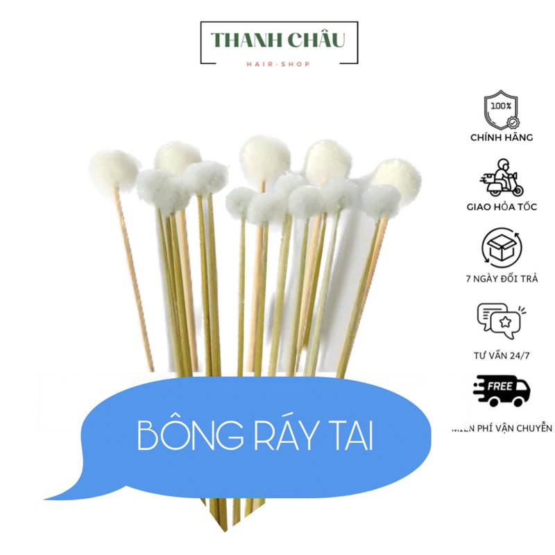 2 CÂY BÔNG XE RÁY TAI