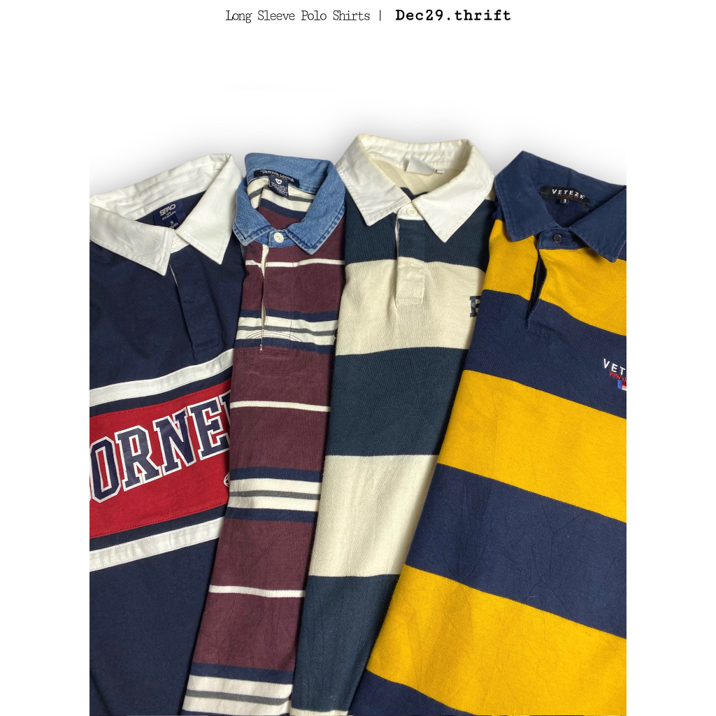 Rugby Shirt Hiệu 2hand/secondhand Nhật