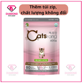 Thức ăn hạt khô cho mèo con Catsrang Kitten túi 400gr - 1,5kg