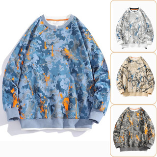 Áo sweater unisex form rộng họa tiết nổi bật WAH005NO