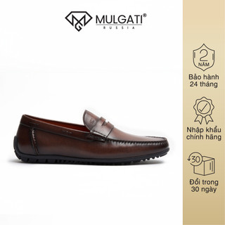 Giày lười nam MULGATI Penny Moccasin da bò cao cấp đai ngang da trơn - SP011100