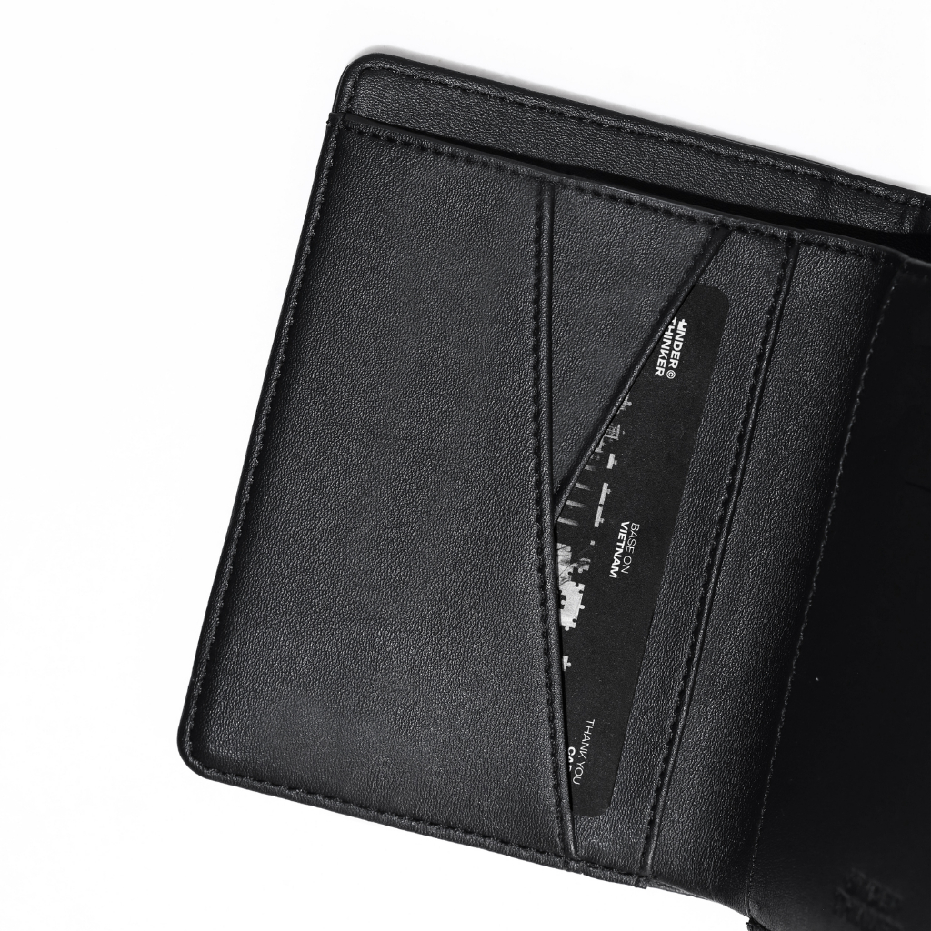 Ví Da Nam Monogram Vertical Dập Chìm Cao Cấp Chính Hãng Under Thinker