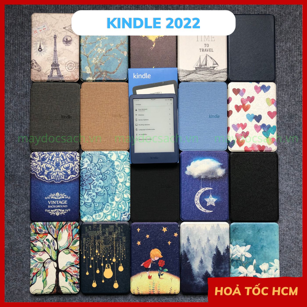 KINDLE 2022 | Phụ kiện cho máy đọc sách Kindle 2022 - Kindle Basic 11th; bao da, cover, ốp lưng, túi đựng, miếng dán