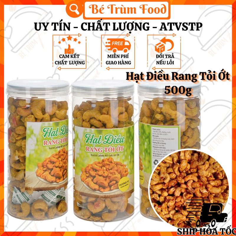Điều Rang Tỏi Ớt 500g 𝐅𝐫𝐞𝐞𝐒𝐡𝐢𝐩 (Hình thật 100%) Bé Trùm Food