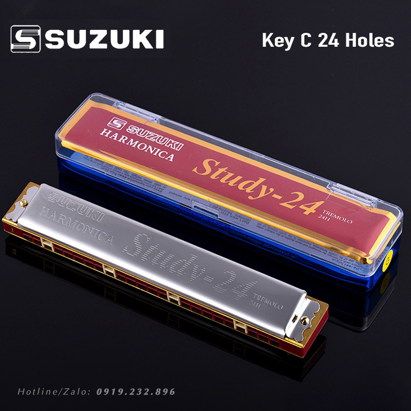 Kèn Harmonica tremolo Suzuki Study-24 Hamonica suzuki {AP Music}