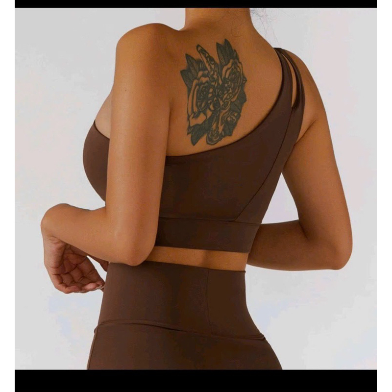 Set thun lạnh lệch vai Lulu Quảng Châu cao cấp,gym,thể thao,yoga