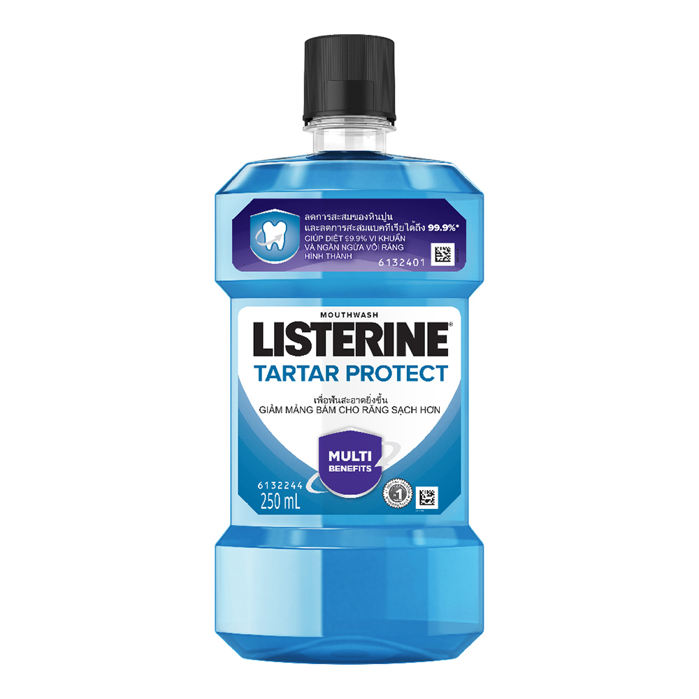 Nước súc miệng ngăn ngừa mảng bám Listerine Tartar Protection 250ml