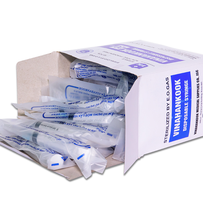 Bơm tiêm y tế từ 1cc đến 50cc Vinahankook