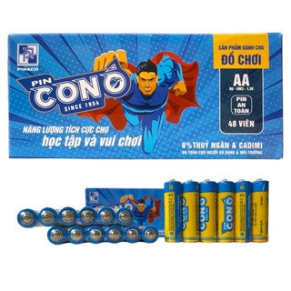 Pin con ó mẫu mới 2a chính hãng 1,5v vĩ 6 viên , pin tiểu aa pinaco