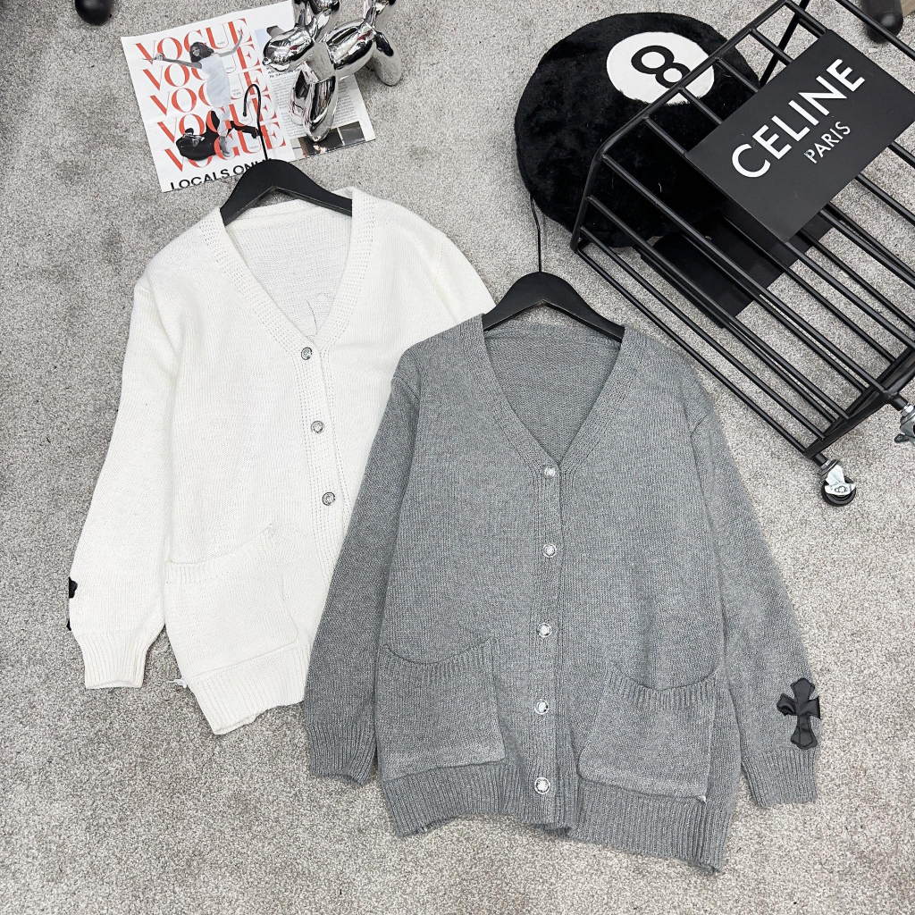 Áo khoác len,áo khoác,áo cardigan len, họa tiết thánh giá chất len dày dặn, áo khoác ,hàng Quảng Châu len l1