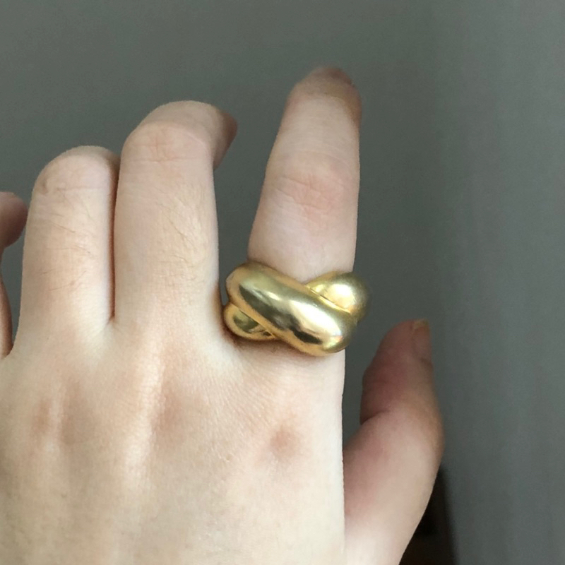 Nhẫn vàng vintage hàng si Nhật