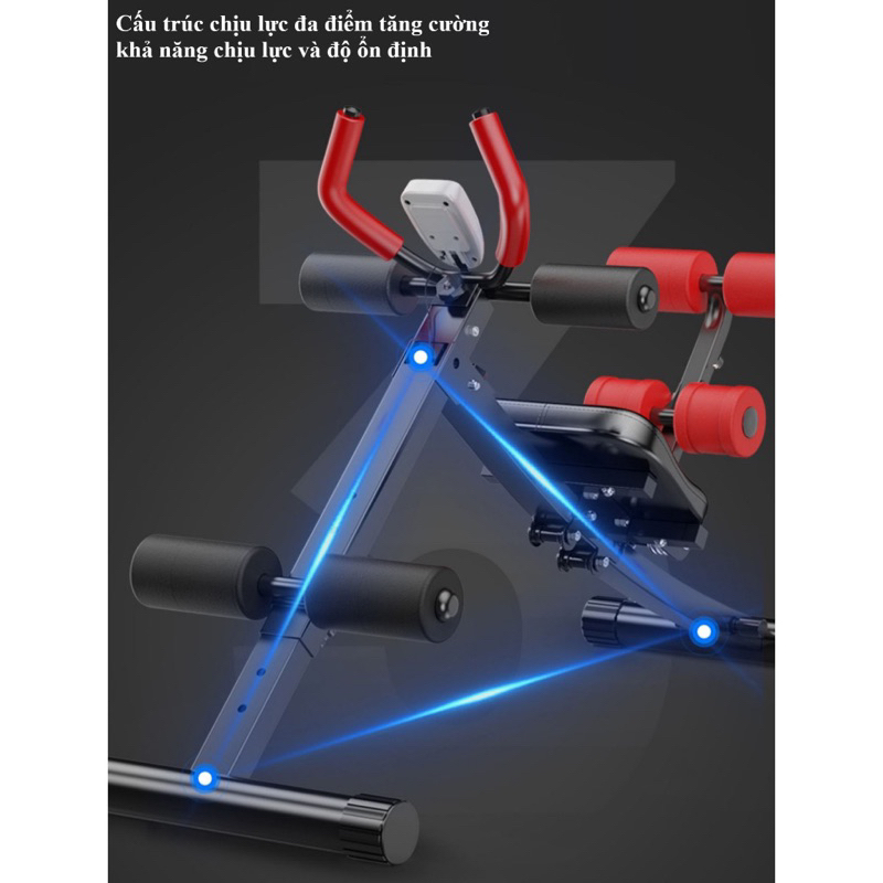 Máy tập cơ bụng đa năng gấp gọn 605K-A- Fedfitness