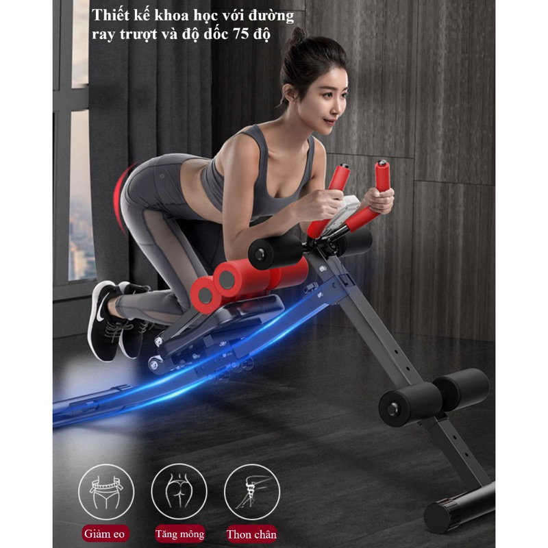 Máy tập cơ bụng đa năng gấp gọn 605K-A- Fedfitness