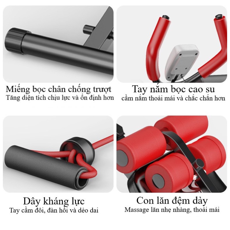 Máy tập cơ bụng đa năng gấp gọn 605K-A- Fedfitness