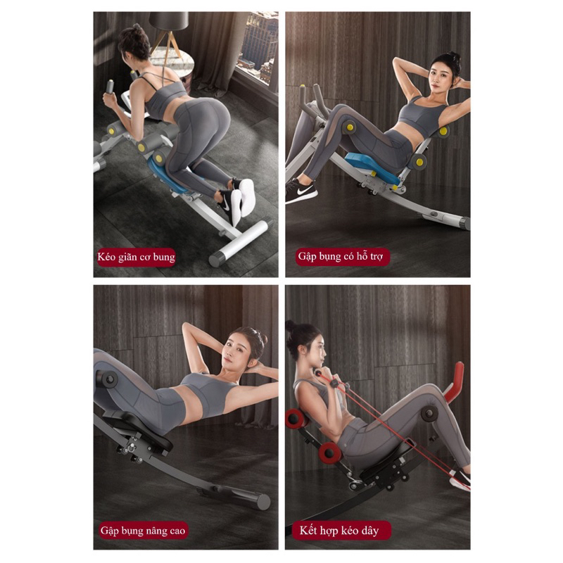 Máy tập cơ bụng đa năng gấp gọn 605K-A- Fedfitness