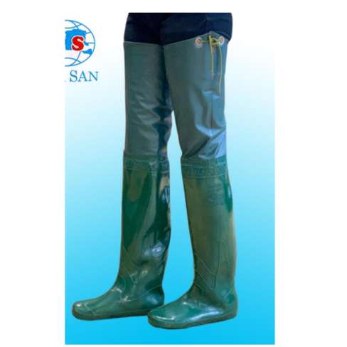 Ủng đi cấy , làm vườn , đi mưa , lội nước dài đến đùi có dây buộc full size từ 35 đến 42