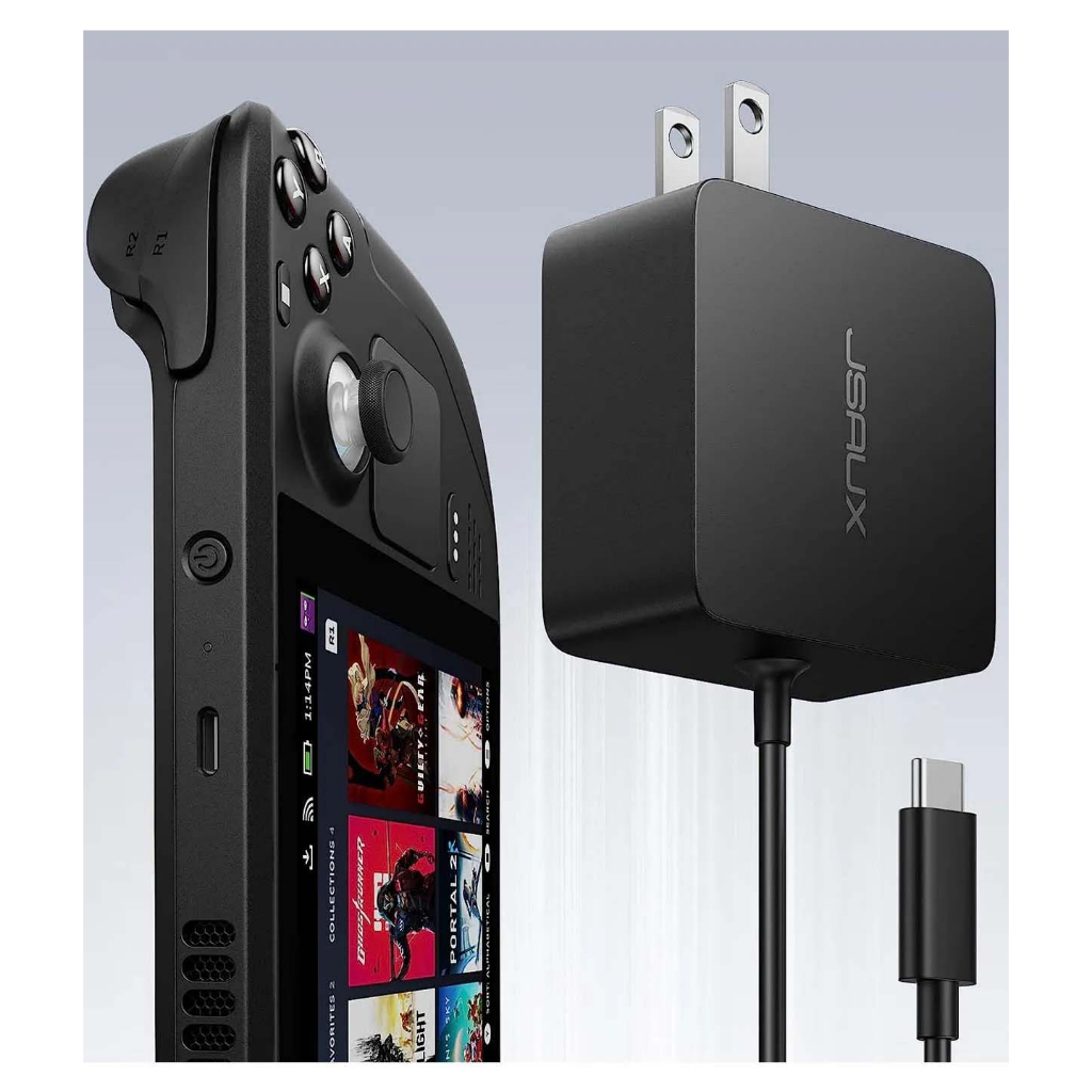Sạc nhanh JSAUX cho máy chơi game Steam Deck, ROG Ally, Nintendo Switch, Laptop, Macbook, iPad