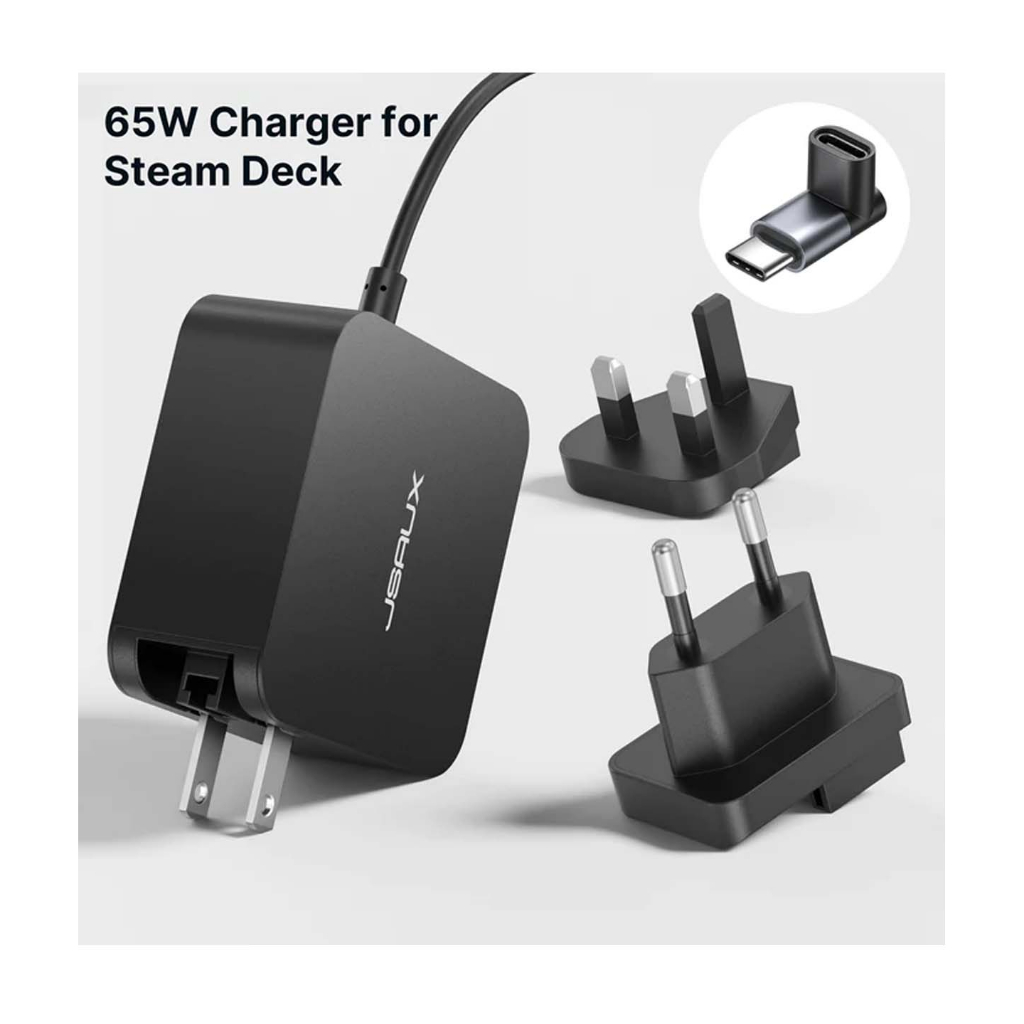 Sạc nhanh JSAUX cho máy chơi game Steam Deck, ROG Ally, Nintendo Switch, Laptop, Macbook, iPad