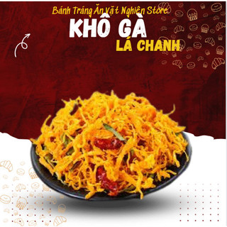 Khô Gà Lá Chanh Cay Xé 100Gr | Nghiện Store | Freeship
