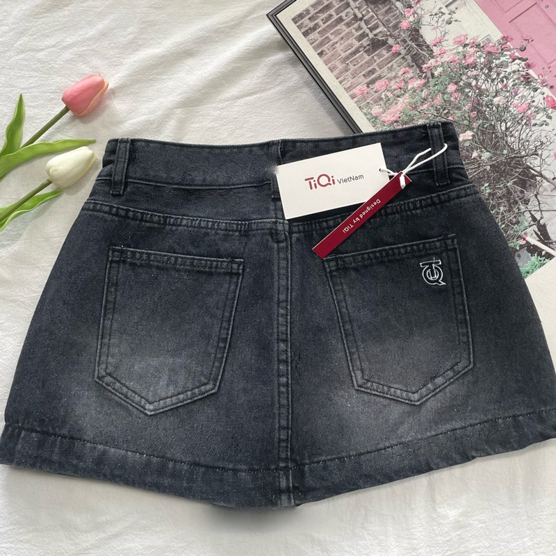 Chân váy jean dáng ngắn TiQi Jeans V1-298