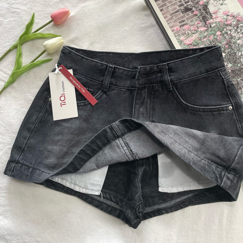 Chân váy jean dáng ngắn TiQi Jeans V1-298