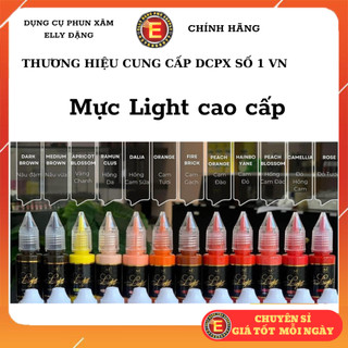 Mực Light Yumi phun xăm chuyên phun mày môi mí, mực Yumi phun xăm hữu cơ Light Bám Màu Nhanh Bong Đậm