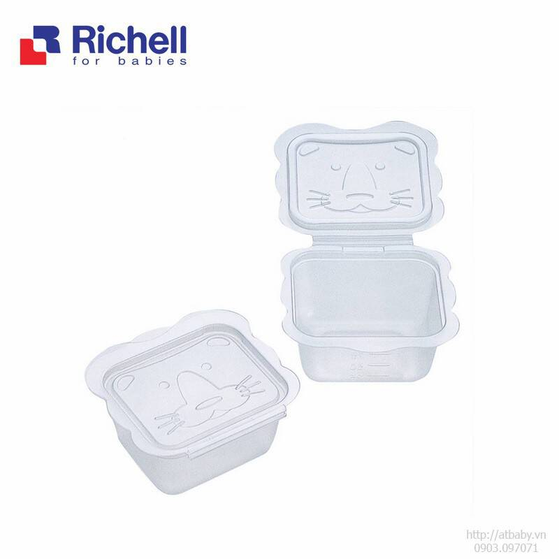 Bộ chia thức ăn hình mèo Richell - 150ml