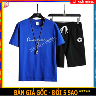 ❤️ GIÁ SỈ ❤️ Đồ bộ thể thao nam nữ mặc nhà chữ Surprise quần áo thể thao tập gym gồm áo thun, quần đùi ( DUEGAIN )