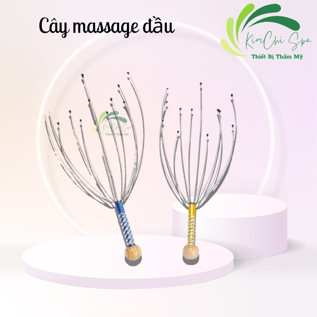 Cây massage đầu 12 nhánh, massage đầu, massage tóc