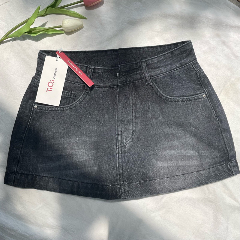 Chân váy jean dáng ngắn TiQi Jeans V1-298