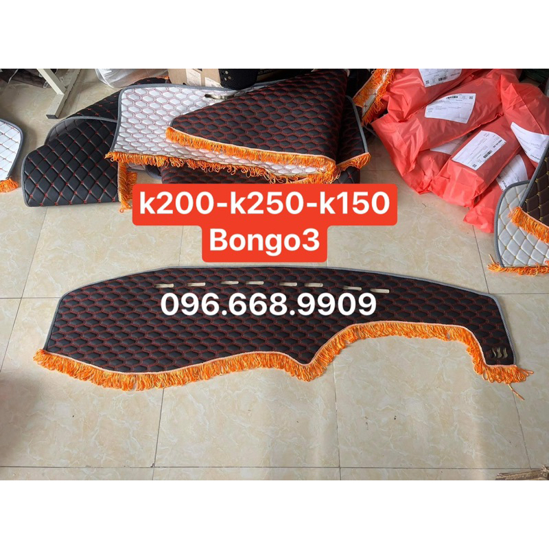 Thảm taplo xe kia k200 - k250 - huyndai porter 2 - bonggo3 - dcar86 xưởng sản xuất thảm taplo xe tải xe con