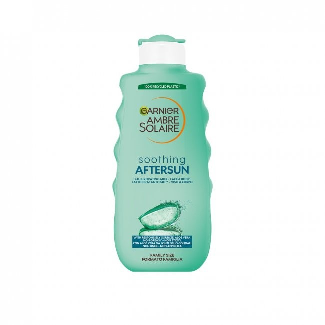 KEM DƯỠNG ẨM GARNIER - AMBRE SOLAIRE – SNOOTHING AFTER SUN ( 24h Hydrating lotion – Face & Body )