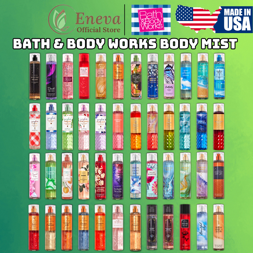 Body Mist Bath And Body Works Chính Hãng 236ml , Body Mist Chính Hãng, Body Mist Nam, Body Mist Nữ, Bodymist, Body Miss