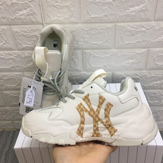 Giày thể thao hàn quốc MLB chữ B gót bạc