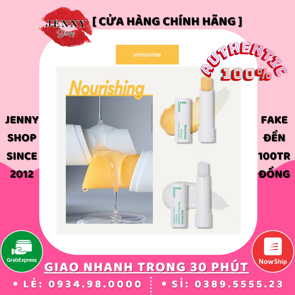 Son Dưỡng Innisfree Canola Honey Lip Balm