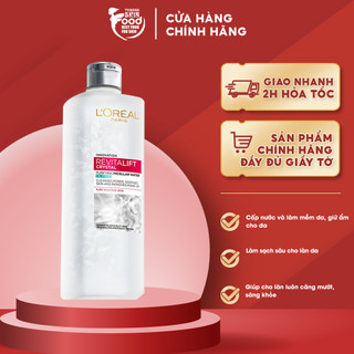 Nước Tẩy Trang Làm Sạch Cho Da Dầu L'Oreal Paris Revitalift Crystal Purifying Micellar Water 400ml