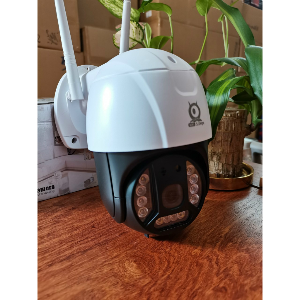 Camera 4G Ngoài Trời Chống Nước V380 PRO 5.0mpx C15 HD, Xoay 360 Theo Chuyển Động, Quay Đêm Có Màu, Hình Ảnh 2K FullHD