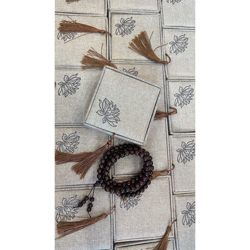 Vòng Mỹ Nghệ 108 Hạt - hộp Gấm / Sen