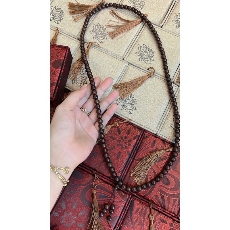 Vòng Mỹ Nghệ 108 Hạt - hộp Gấm / Sen